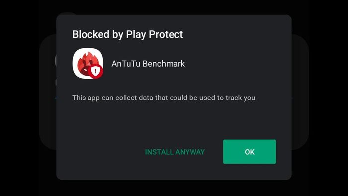 安兔兔评测正被Google Play Protect判断为间谍软件！